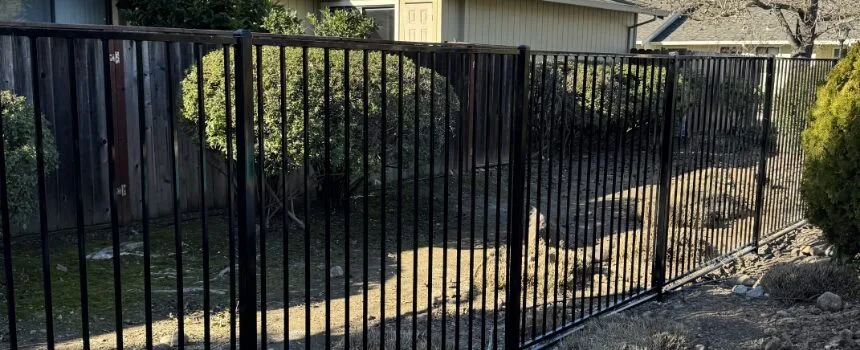 Rust Resistant Iron Fence At A Coastal Home
