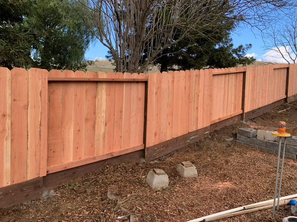 Butted Fence Installation By FCR Fence And Deck