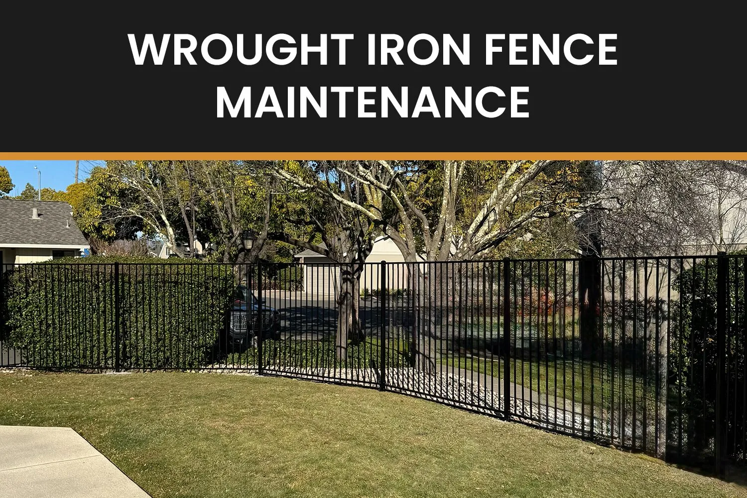 Wrought Iron Fence Care