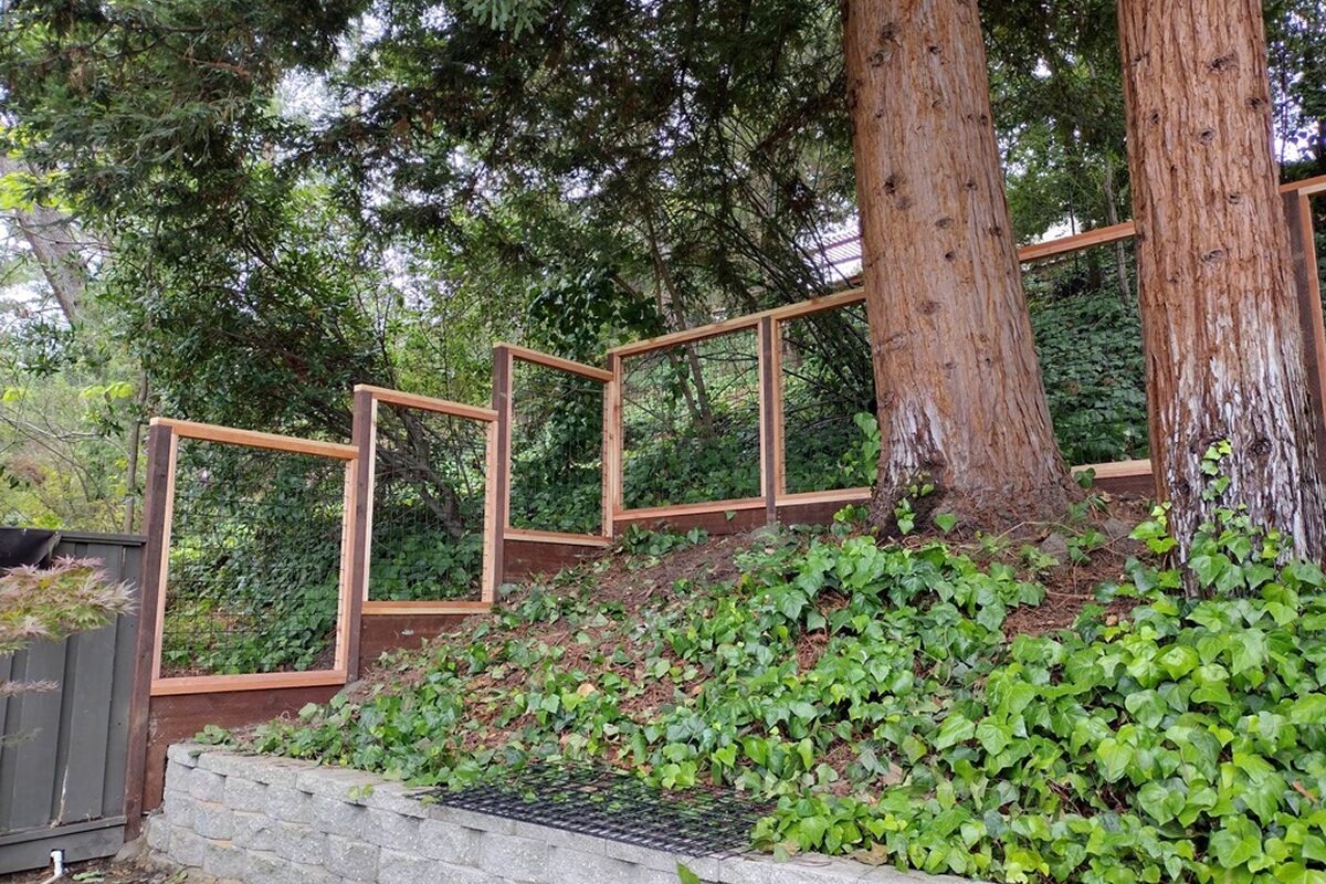 Picture Frame Louvered Fence