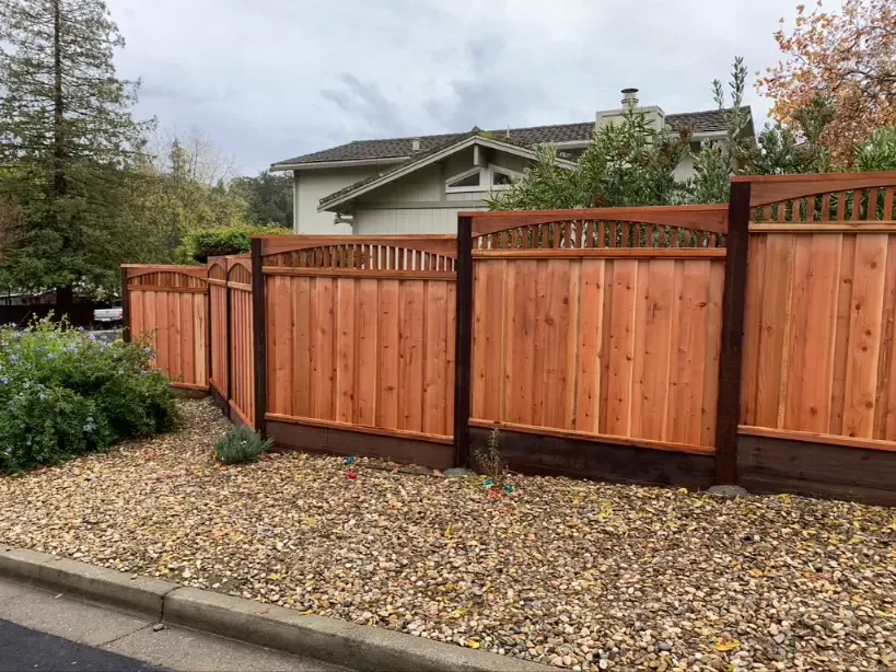 Tall Privacy Fence Installation on a Benicia California Property