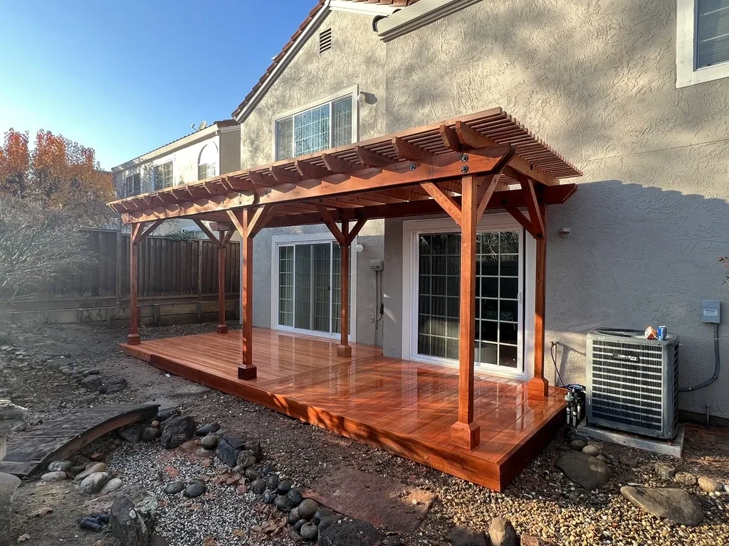 Curved Arbor FCR Fence & Deck